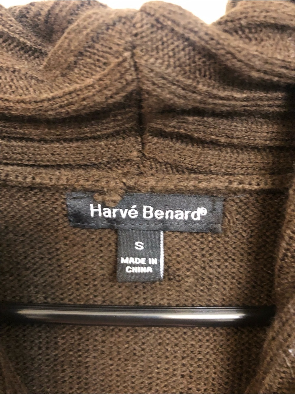 Harve Benard Brown Cowl Neck Sweater Dress - Picture 4 of 6